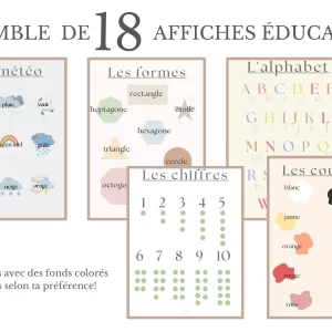 18 Affiches Éducatives