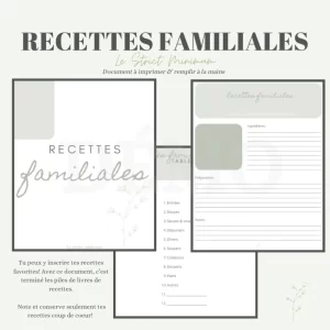 Guide Recettes Familiales